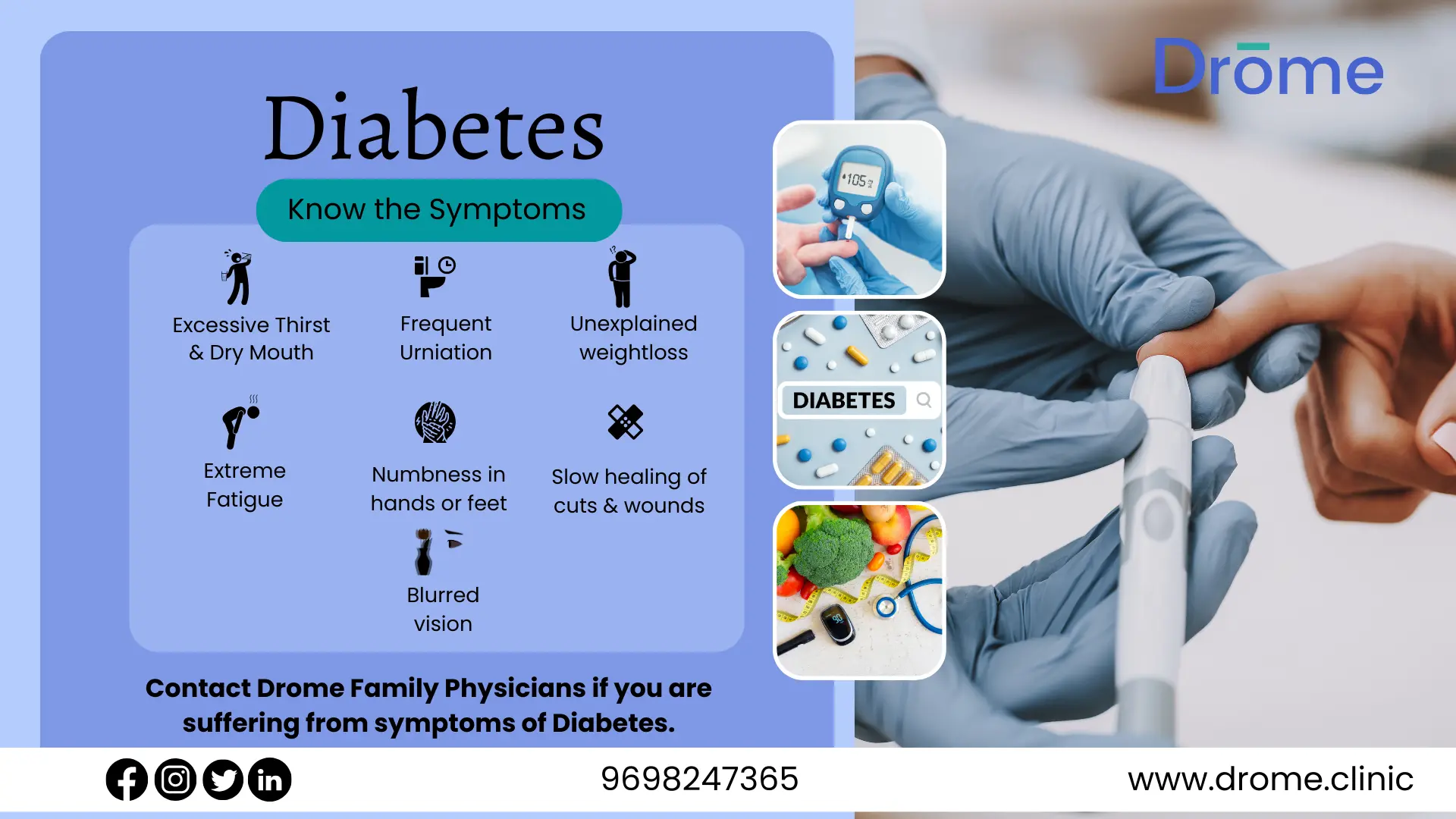 Diabetes: Risk, Types, Causes and Symptoms